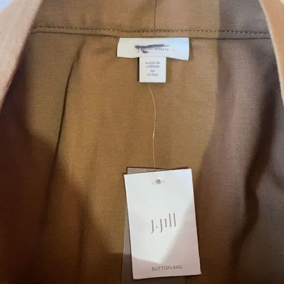 J. Jill Brown Button Front Skirt - Picture 3 of 5